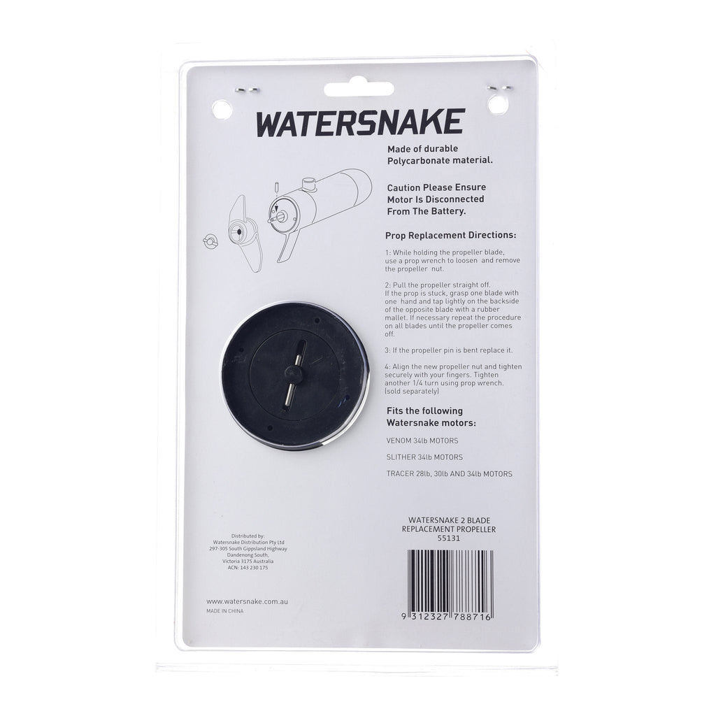 Watersnake 2-Bladed Propeller Kit 28-34lb - Jarvis Walker | Watersnake