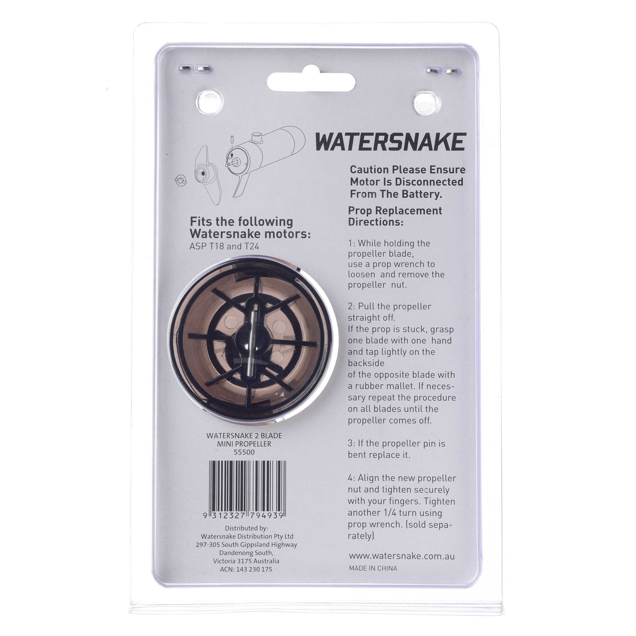 Elica Per Motore Fuoribordo Elettrico Tissting - 2 Pale In Plastica, Per Motori 12V/24V Da 50lb A 88lb - Foto 4