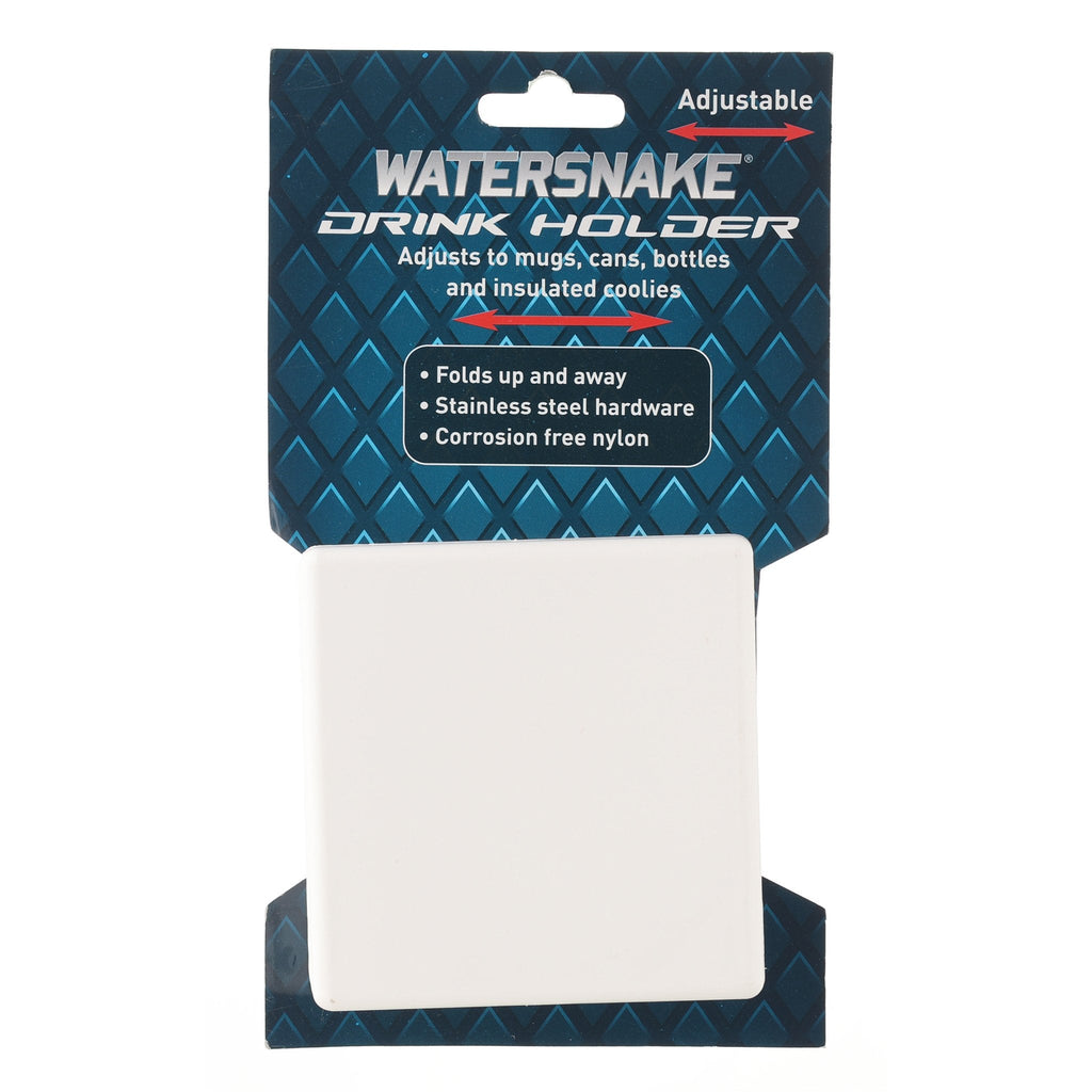 Watersnake White Fold-Up Drink Holder - Perfect Companion for Electric Outboard Adventures